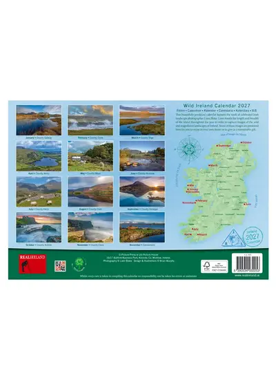 Wild Ireland 2027 Calendar